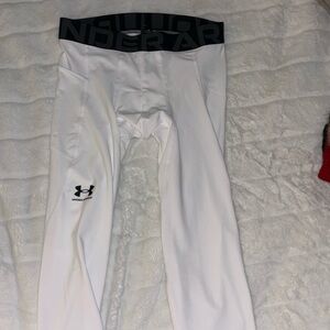 Mens UA 3/4 Heatgear Compression Leggings